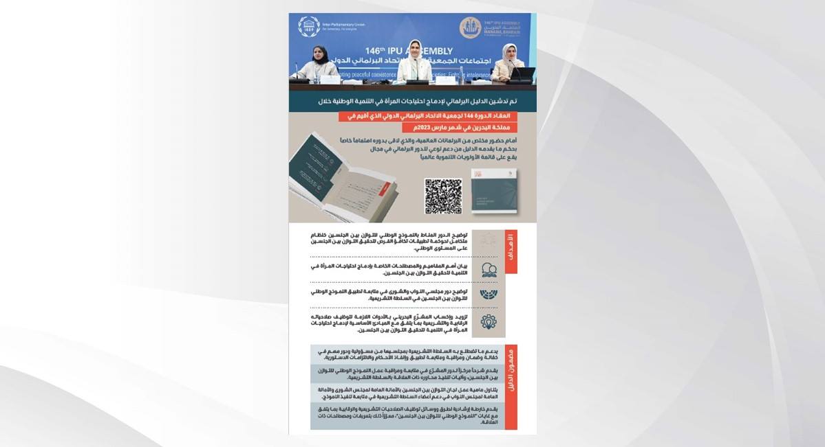 دليل "إدماج احتياجات المرأة في التنمية"  أداة وطنية بطموح عالمي