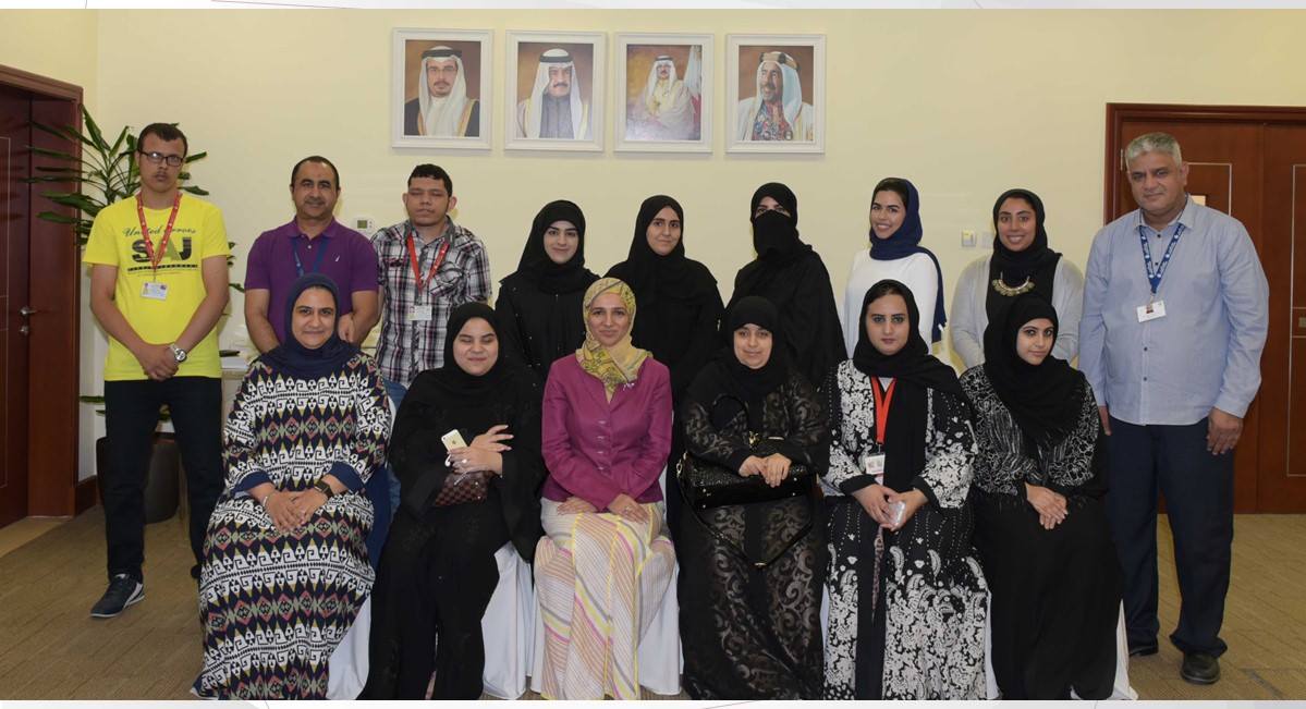 طلبة ذوي الإعاقة في جامعة البحرين يطلعون على تجربة المجلس الأعلى للمرأة