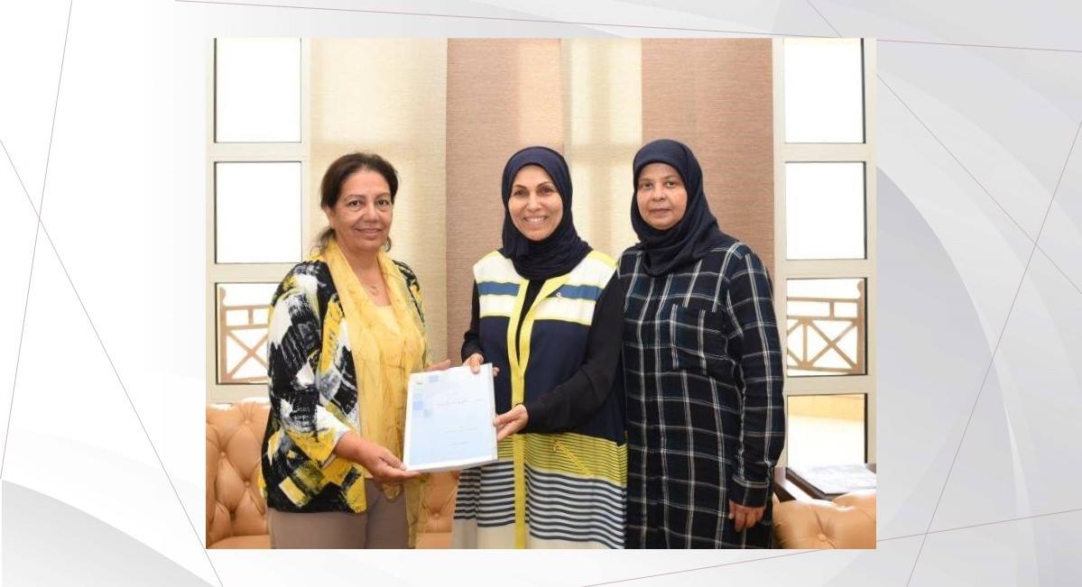 مساعد الأمين العام لـ "الأعلى للمرأة" تستقبل ممثلات عن جمعية البحرين النسائية- للتنمية الانسانية