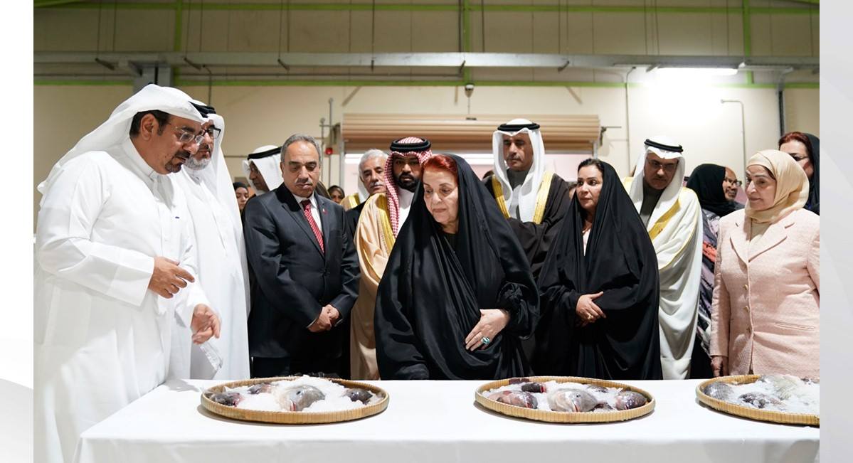 قرينة عاهل البلاد المفدى تفتتح دار أكوا للاستزراع بهورة عالي