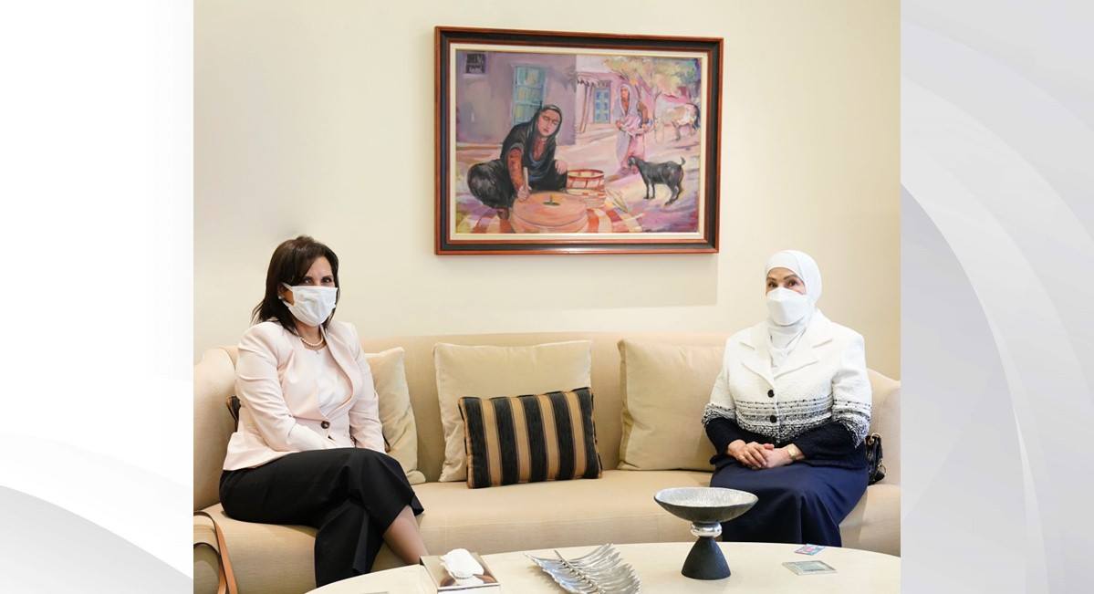 نائبة رئيسة "الأعلى للمرأة" تستقبل المديرة الإقليمية بمكتب التنسيق الإنمائي لدى الأمم المتحدة