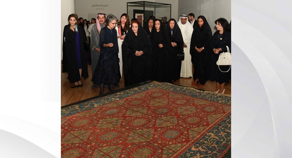 قرينة عاهل البلاد المفدى تفتتح معرض "الفن في حضارة بلاد المسلمين" من دار الآثار الإسلامية الكويتي