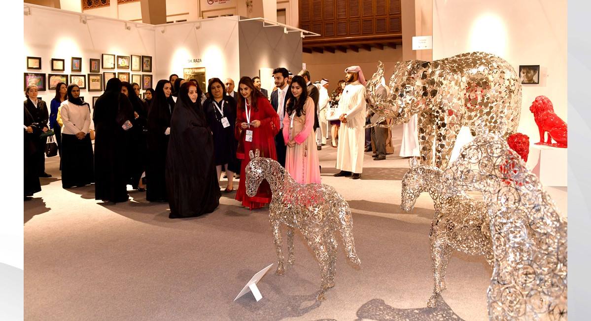 قرينة عاهل البلاد المفدى: المعارض الفنية تبرز الوجه الحضاري للبحرين وما وصلت إليه من تطور وازدهار